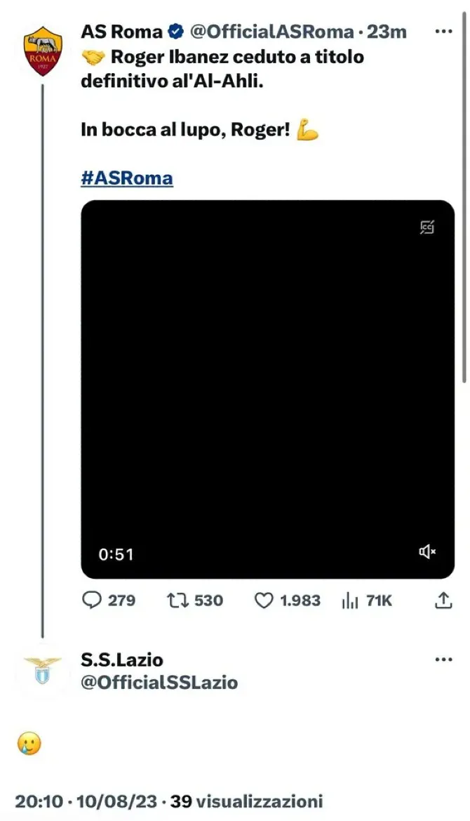 Η Ρόμα πούλησε τον Ιμπάνιες και η Λάτσιο… έκλαψε! (pic)