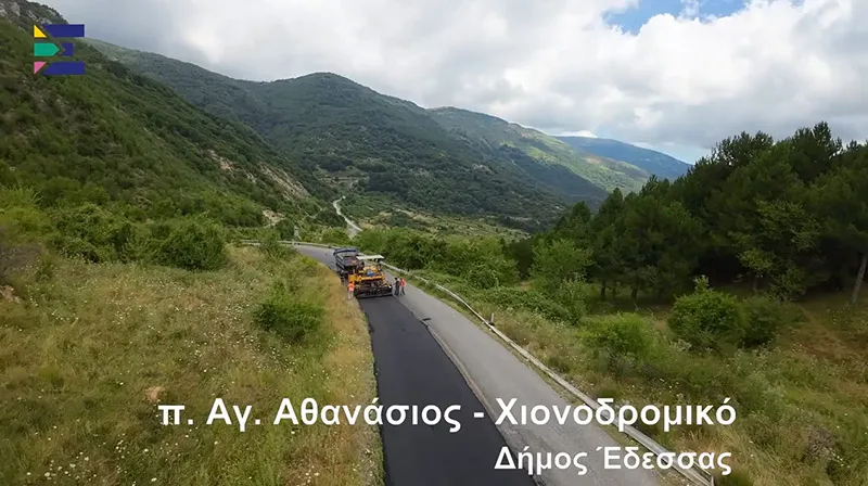 Εργασίες αποκατάστασης των δρόμων στο Χ.Κ. Καϊμάκτσαλαν