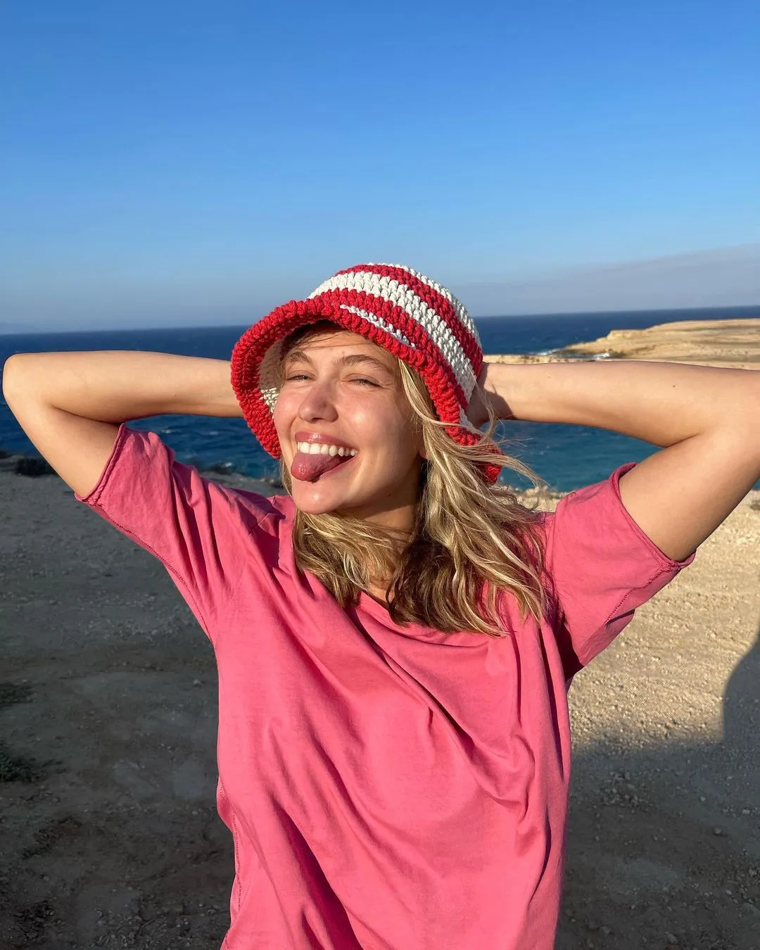 Η Κλέλια Ανδριολάτου απολαμβάνει τις καλοκαιρινές της διακοπές στα Κουφονήσια