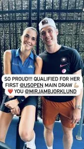 us open: Περήφανος για την πρόκριση της Μπιόρκλουντ στο κυρίως ταμπλό