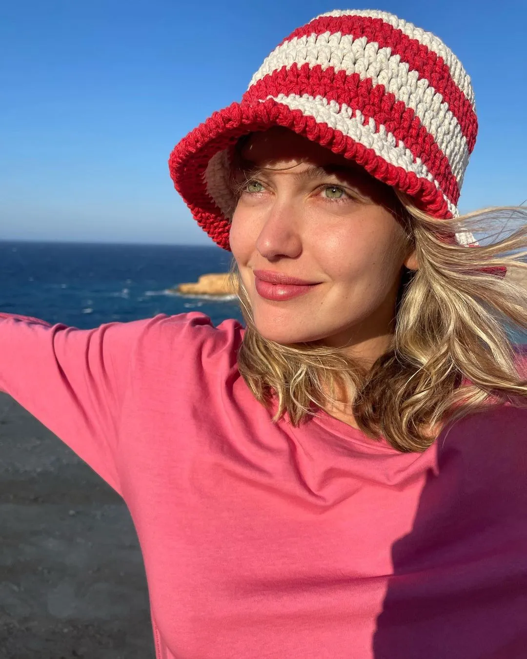 Η Κλέλια Ανδριολάτου απολαμβάνει τις καλοκαιρινές της διακοπές στα Κουφονήσια